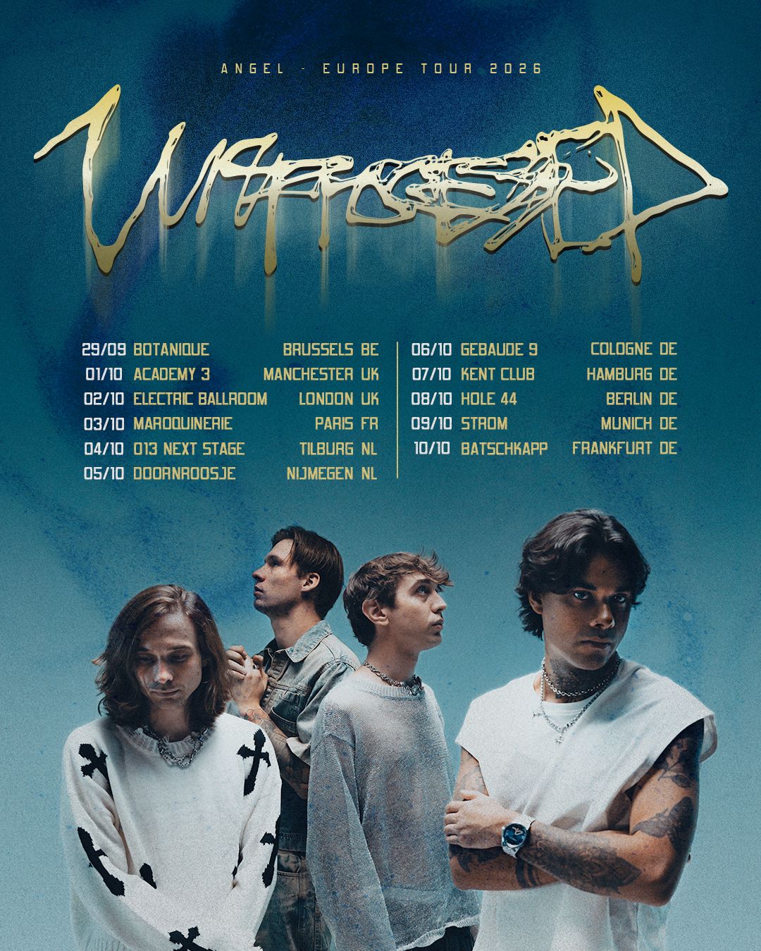 Unprocessed European Tour 2026