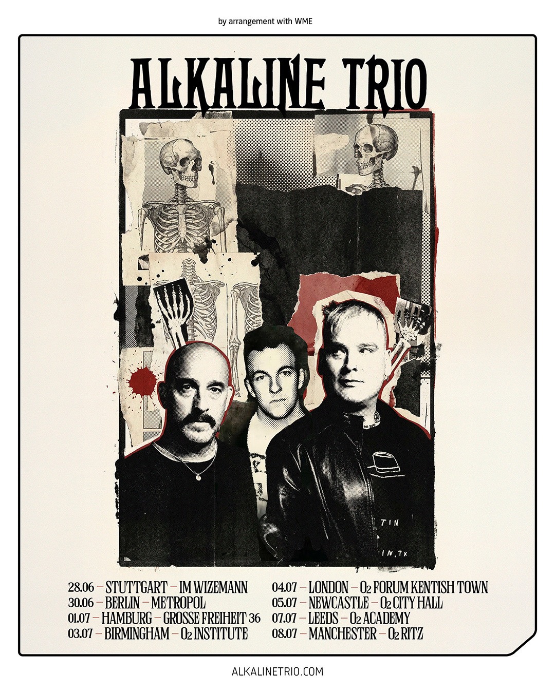 Alkaline Trio European Tour 2026