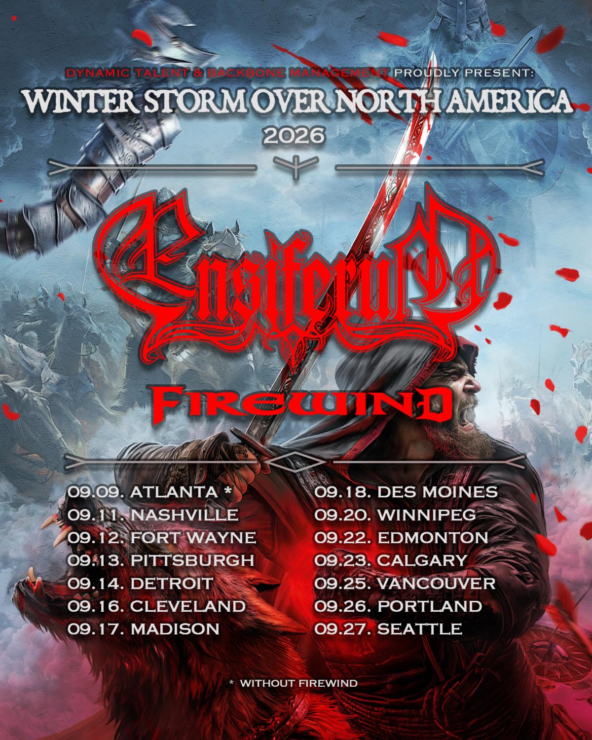 Ensiferum North American Tour 2026