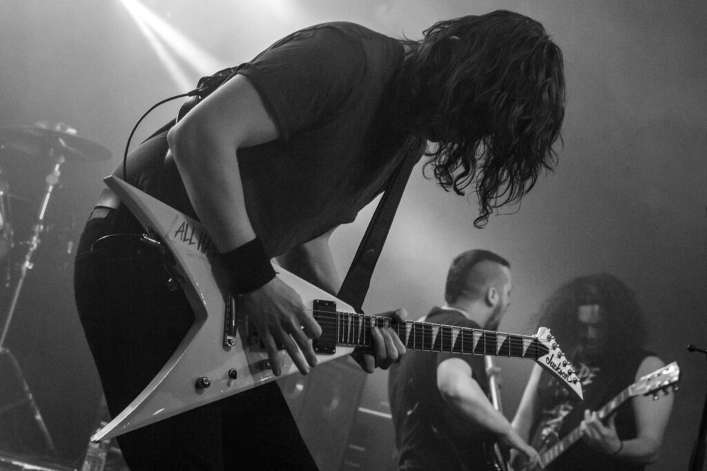 Hellripper live @ The Garage, Glasgow. Photo Credit: Duncan McCall