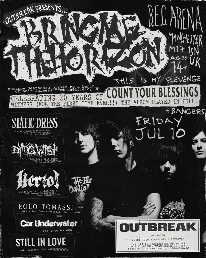Outbreak Fest - Bring Me The Horizon Count Your Blessings Show 2026