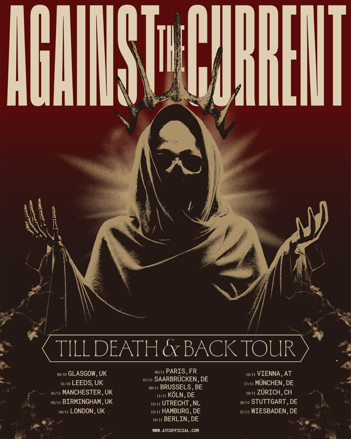 Against The Current European Tour 2026