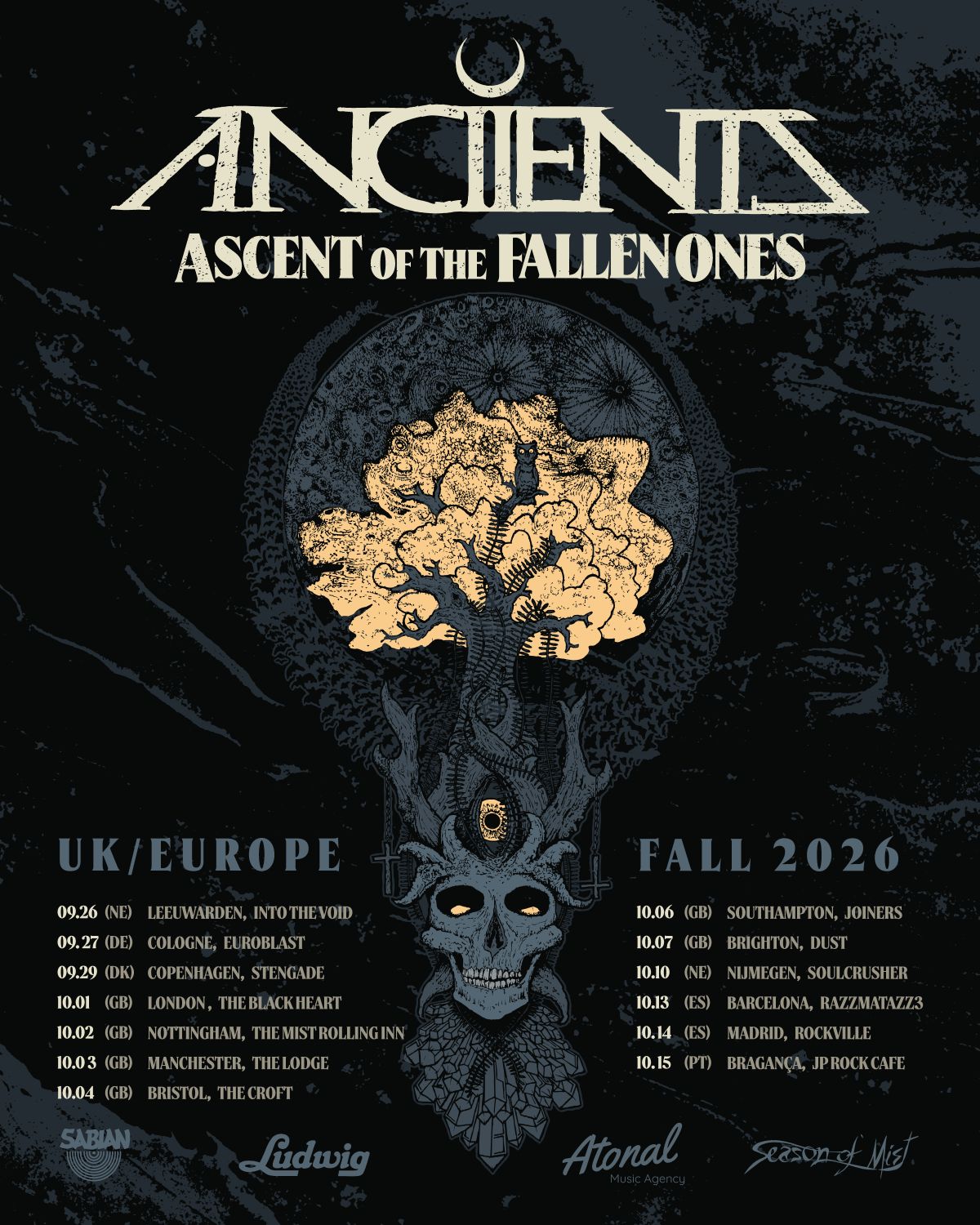 Anciients European Tour 2026