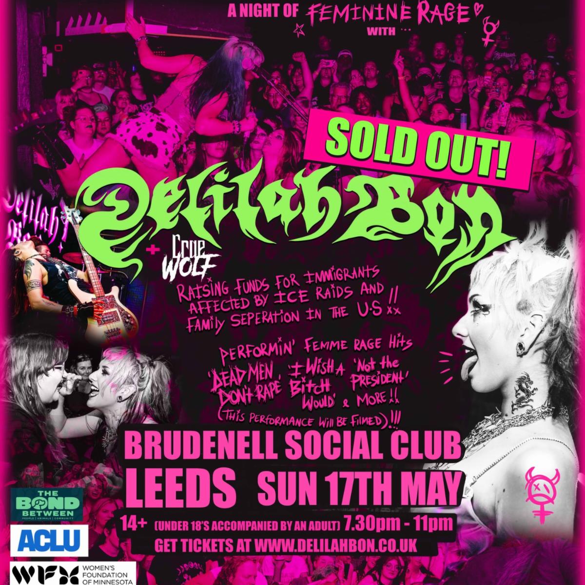 Delilah Bon - Leeds charity show 2026