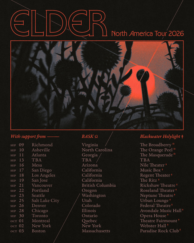 Elder North American Tour 2026