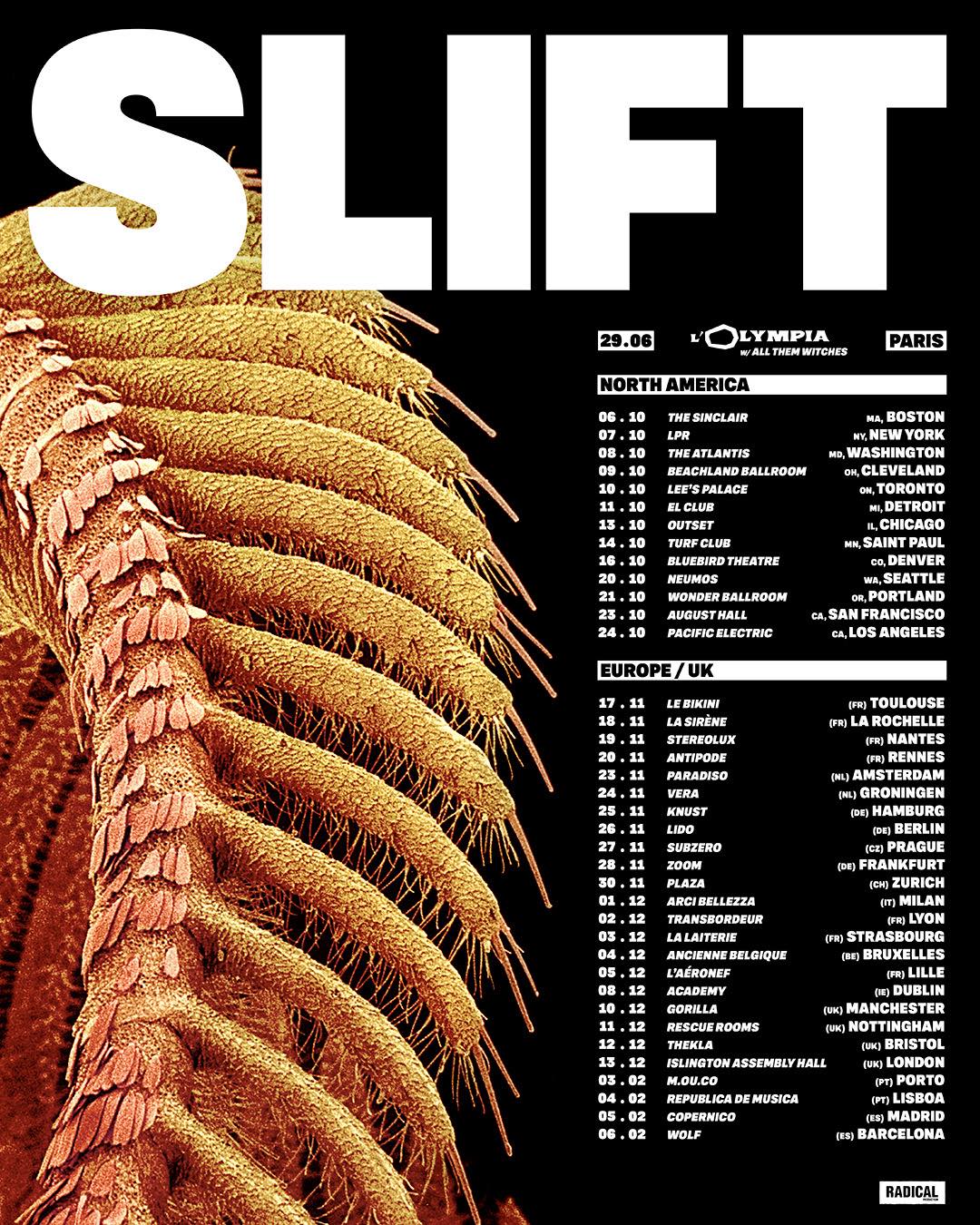 SLIFT US and European Tour 2026-27