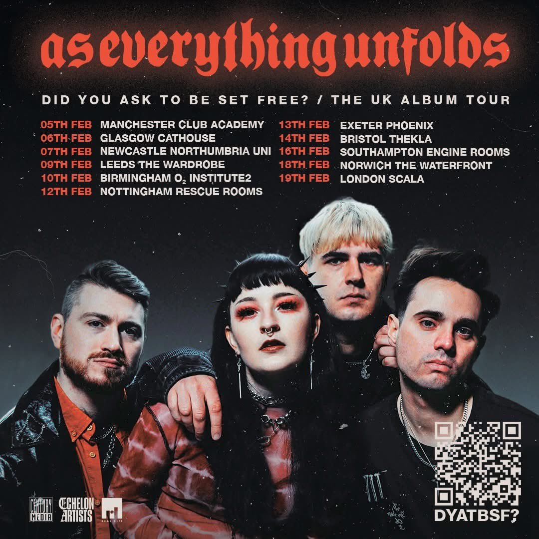 As Everything Unfolds UK Tour 2027
