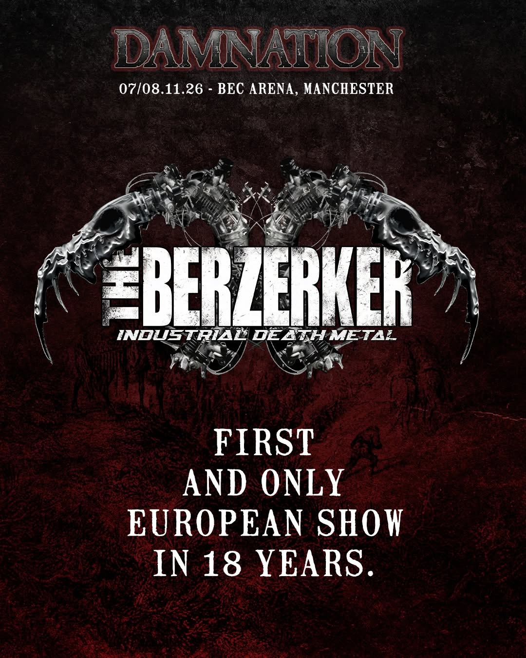Damnation Festival 2026 - Announcement The Berzerker