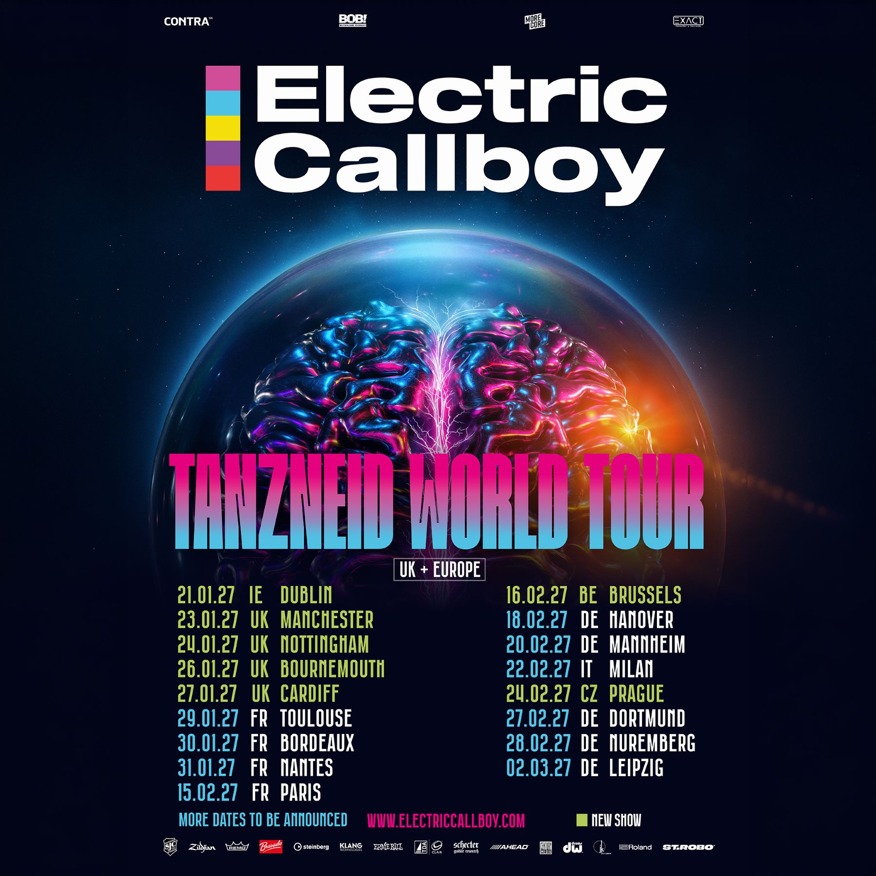 Electric Callboy European Tour 2027