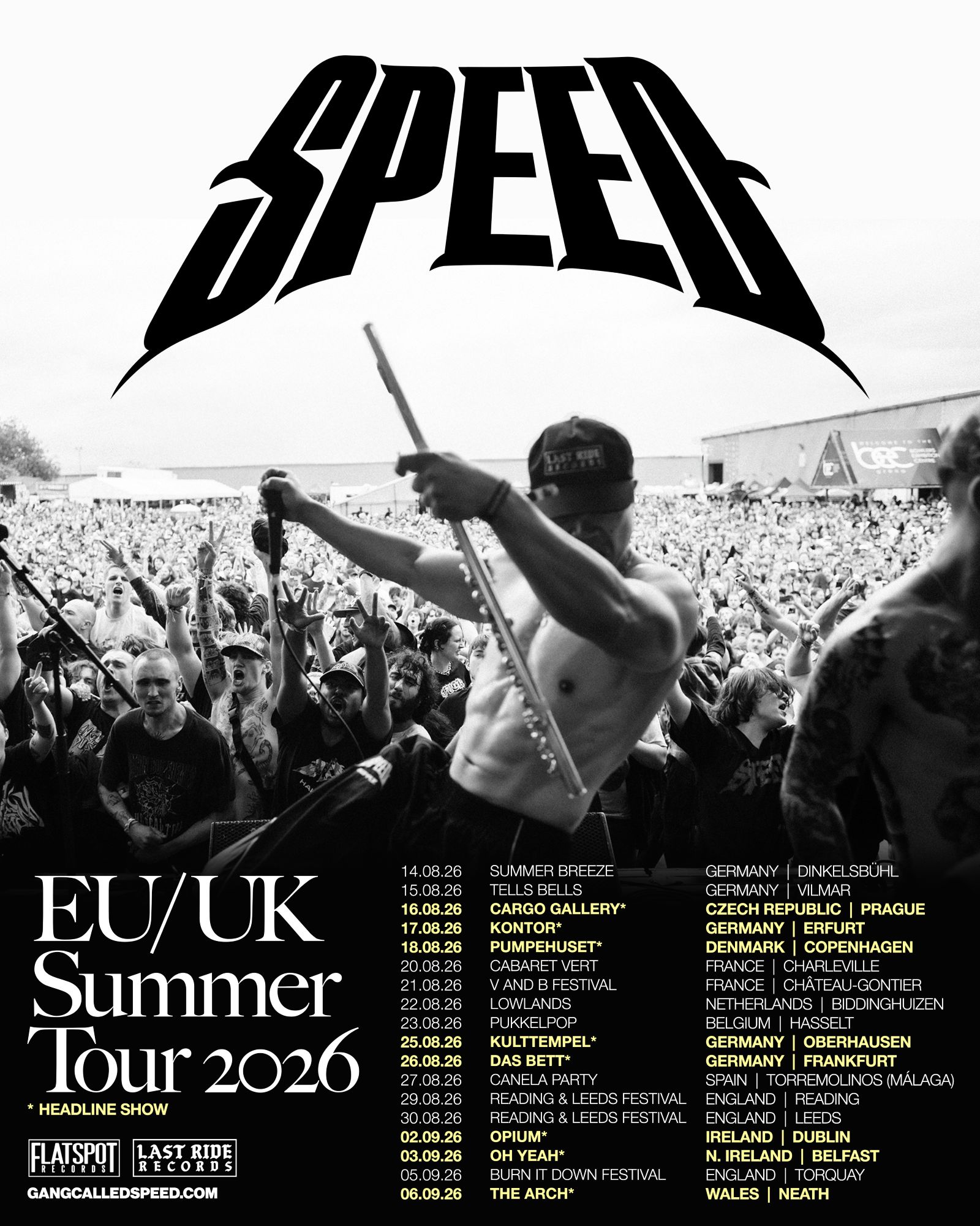 Speed European Tour 2026