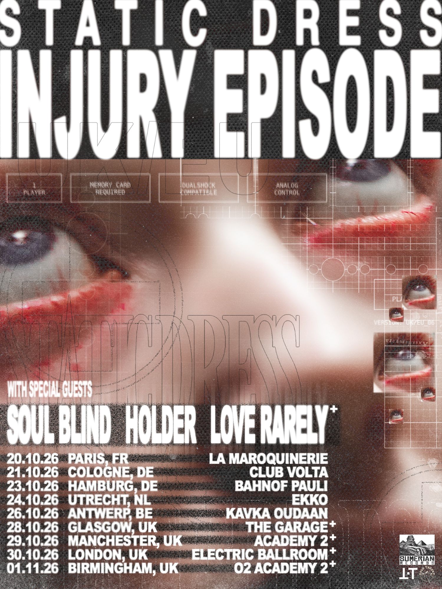 Static Dress European Tour 2026