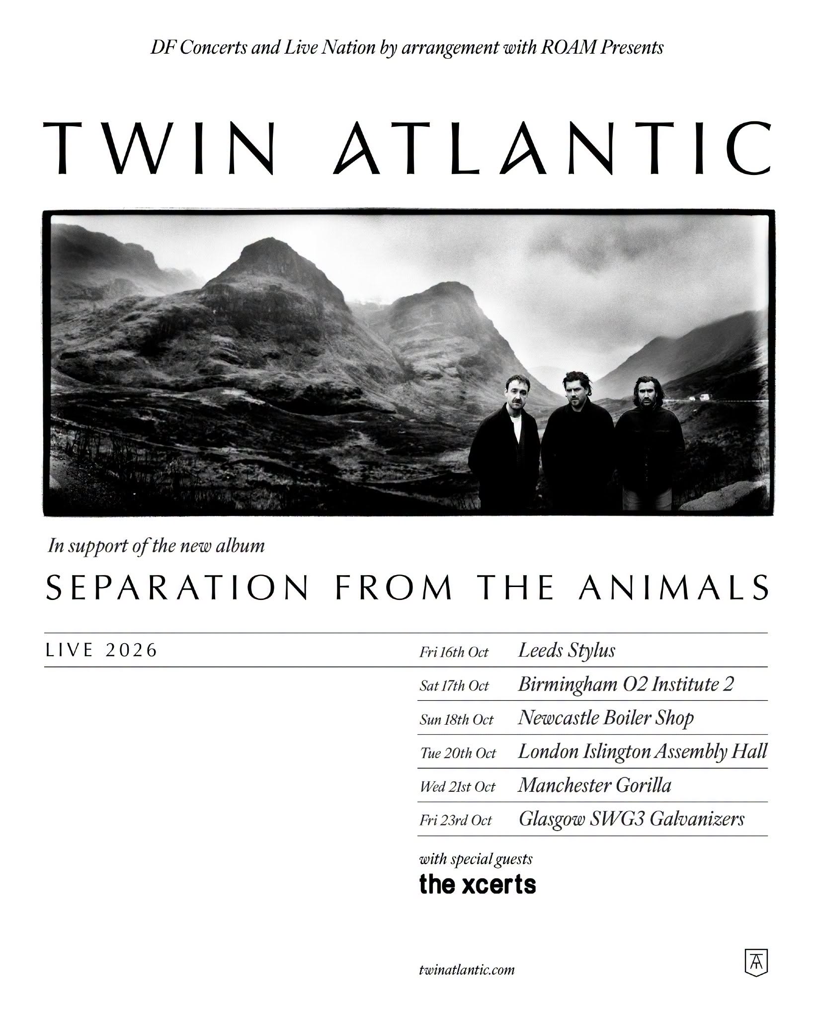 Twin Atlantic UK Tour 2026