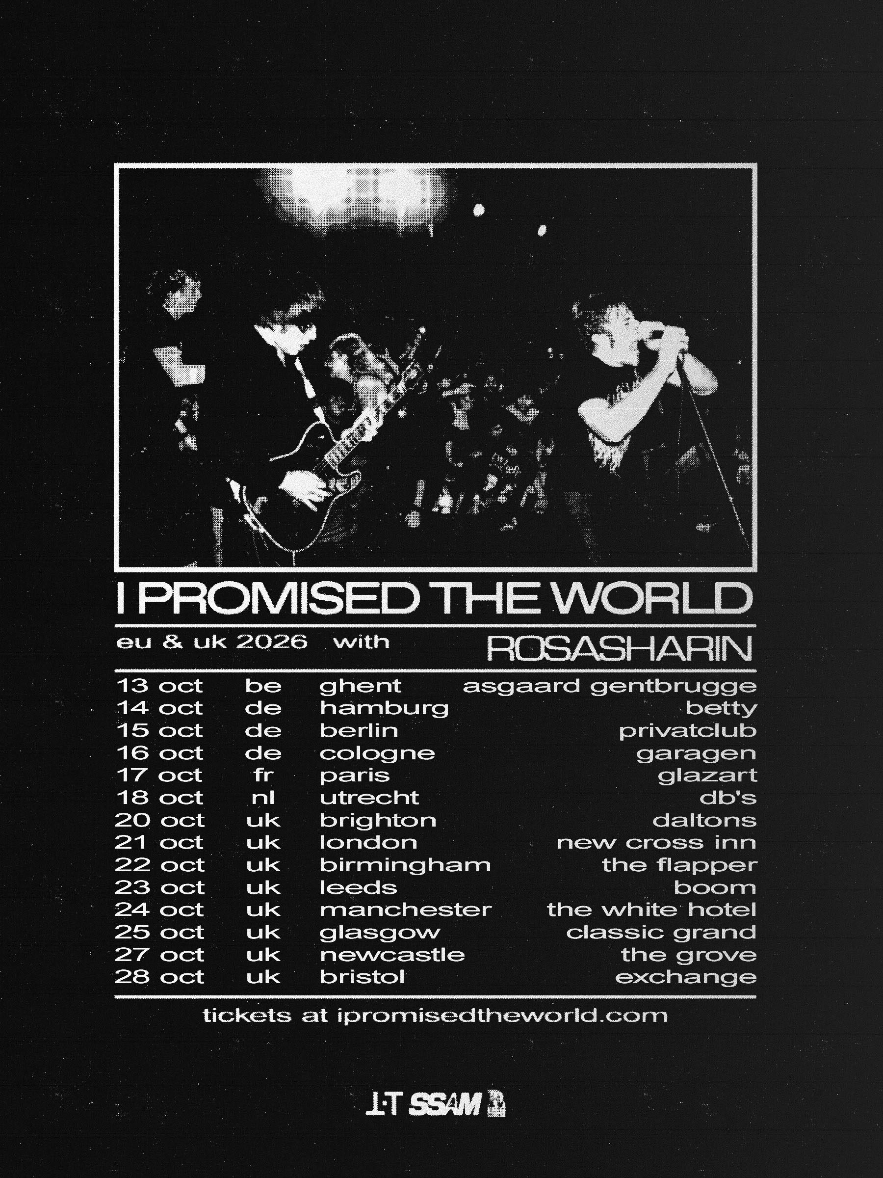 I Promised The World European and UK Tour 2026