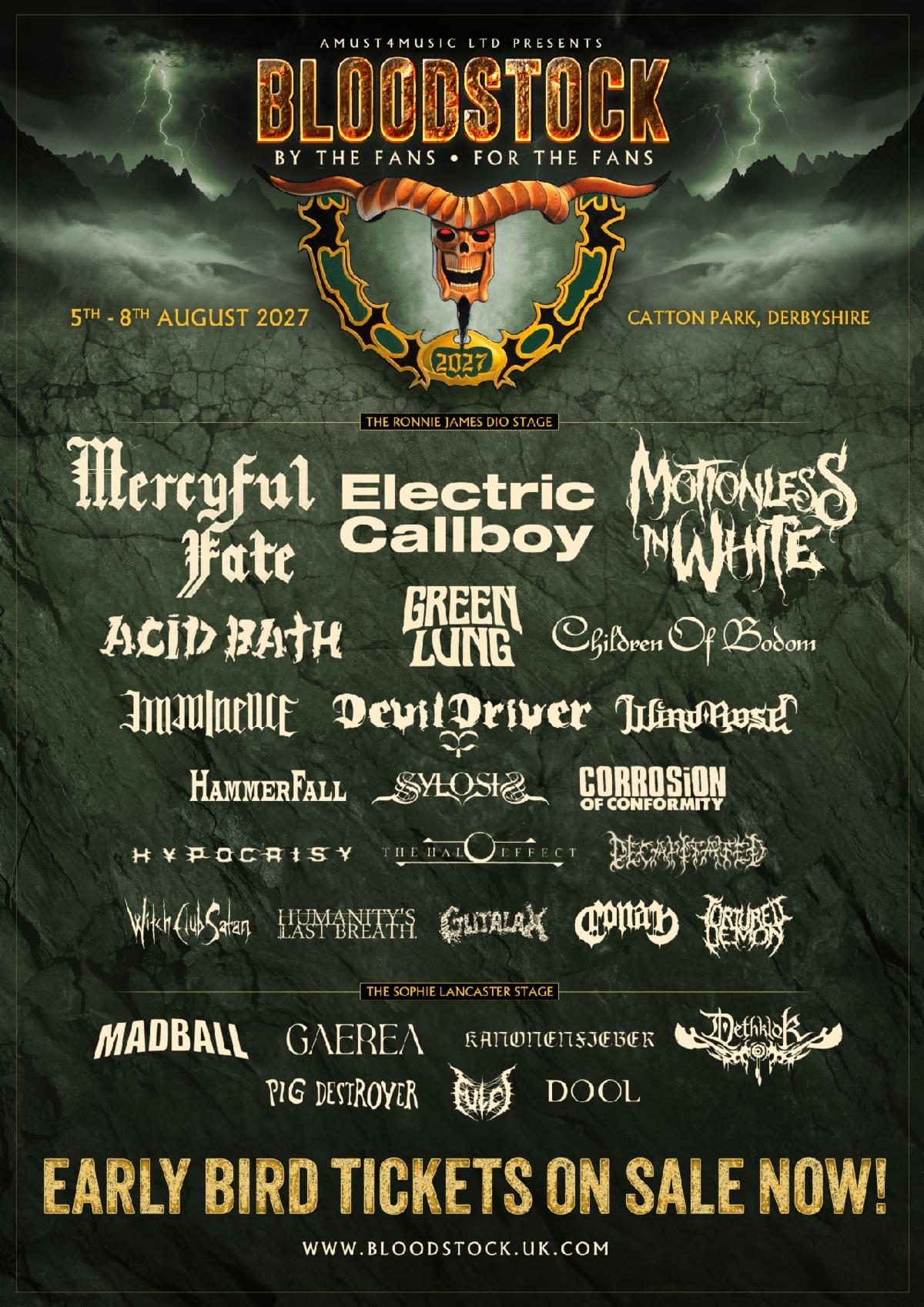 Bloodstock Festival 2027 - Announcement 1