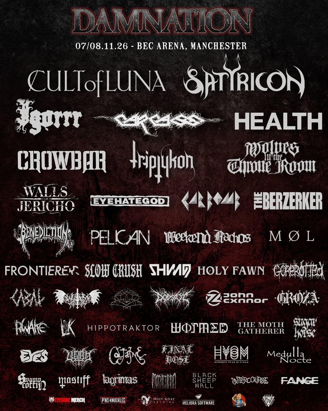 Damnation Festival 2026 - Final Lineup