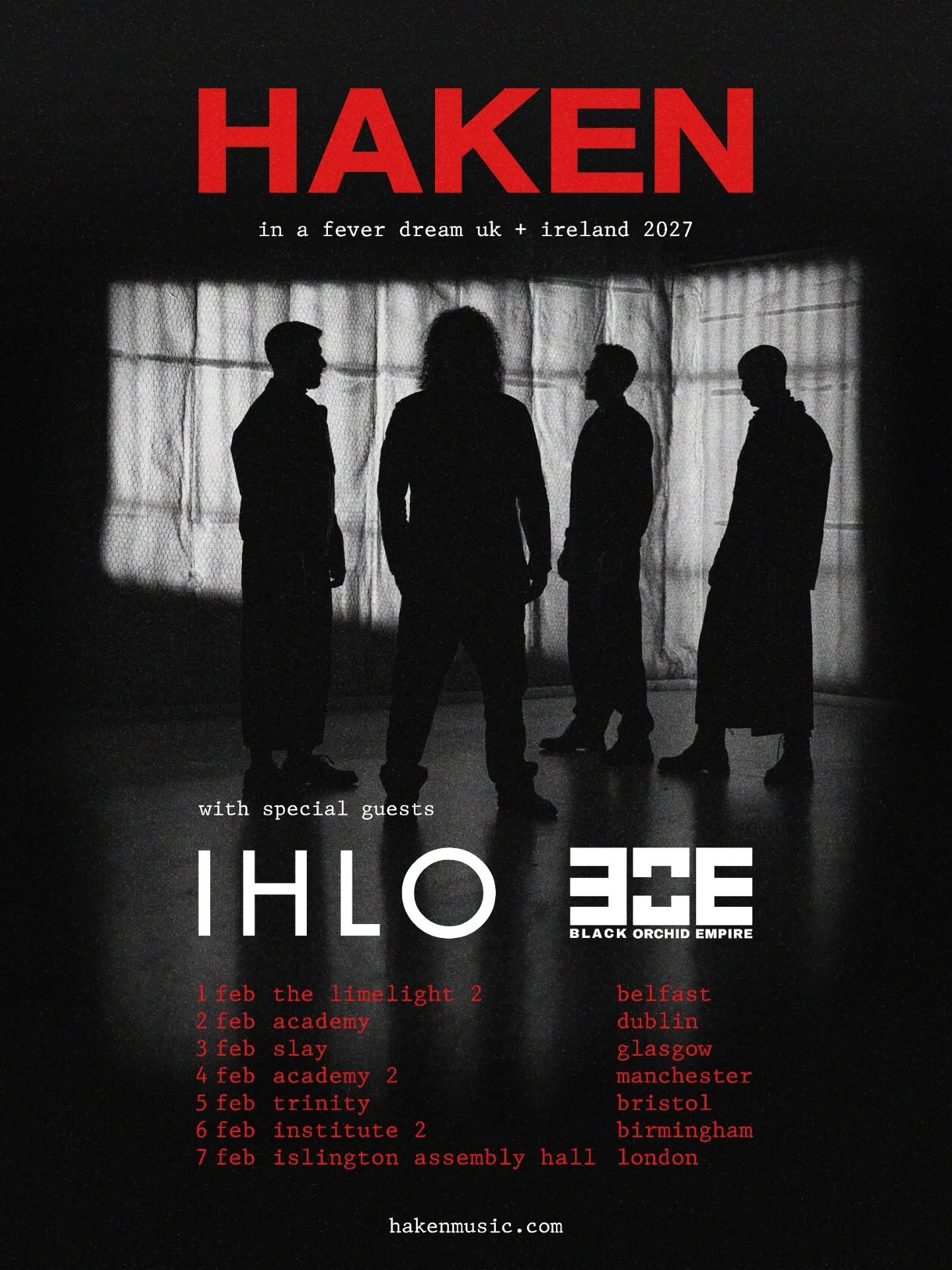 Haken UK and Ireland Tour 2027