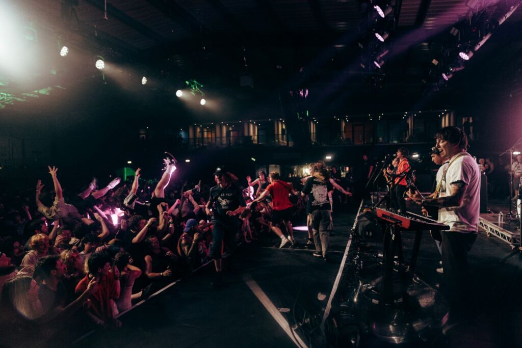 Joyce Manor live @ Outbreak Fest 2026. Photo Credit: Nat Wood