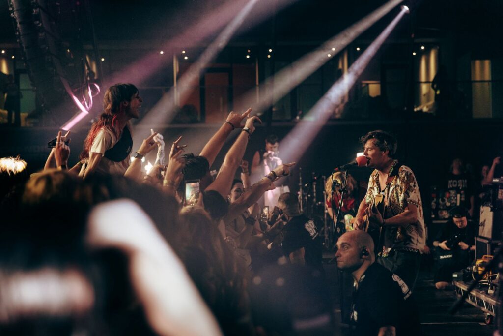 The Front Bottoms live @ Outbreak Fest 2026. Photo Credit: Nat Wood