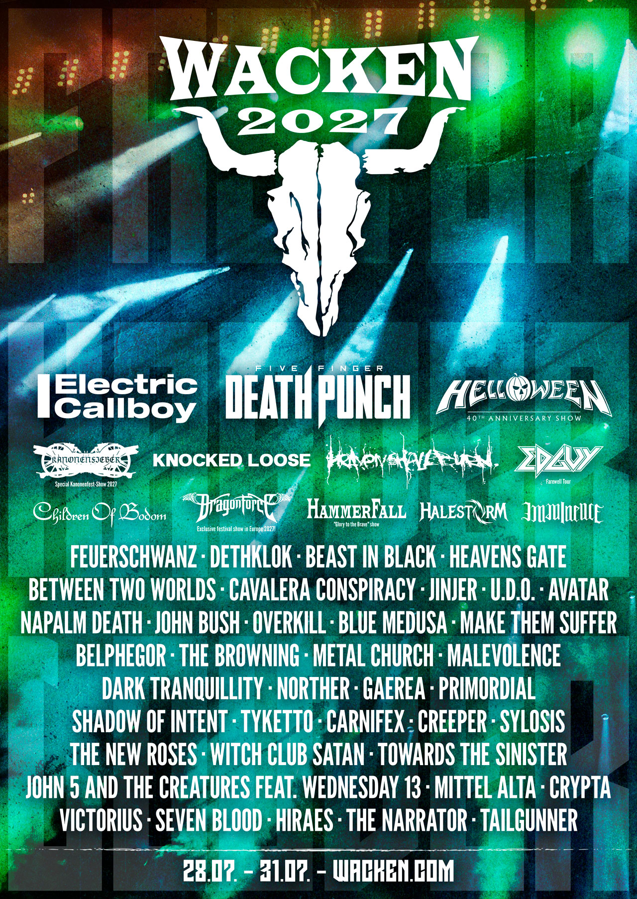 Wacken Open Air 2027 - Announcement 1