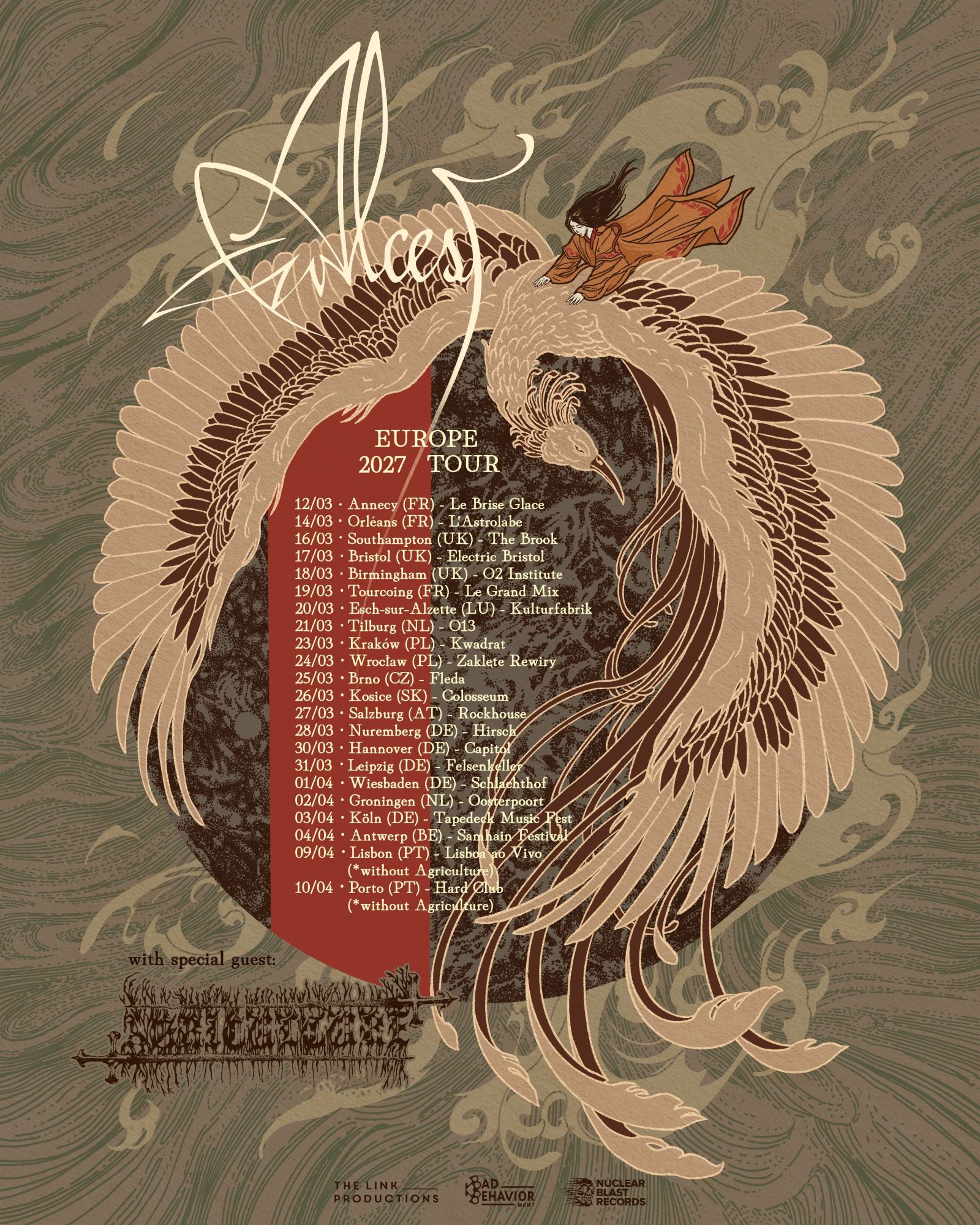 Alcest European Tour 2027