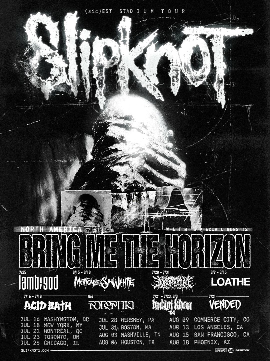 Slipknot North American Tour 2027