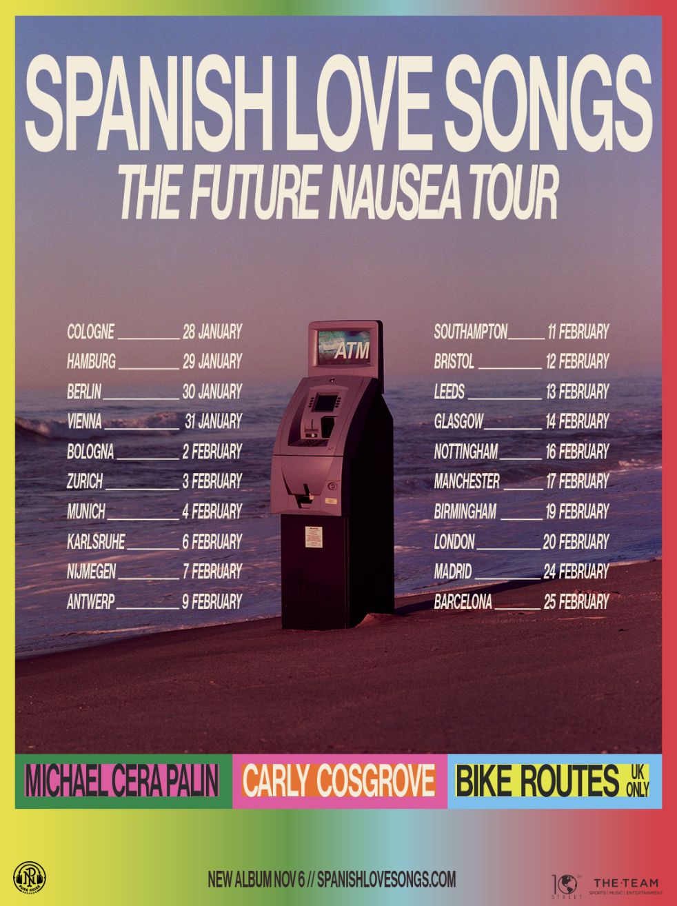 Spanish Love Songs UK and European Tour 2027