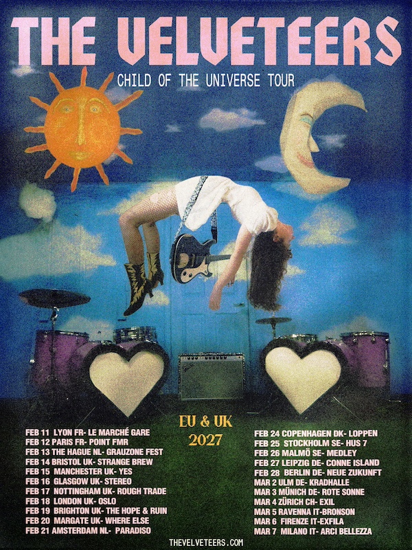 The Velveteers UK and European Tour 2027