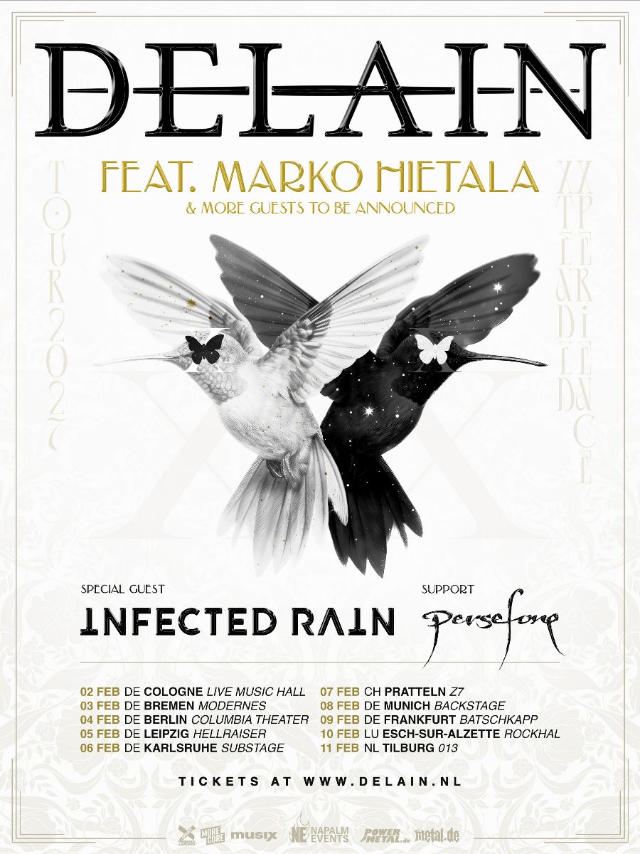 Delain European Tour 2027