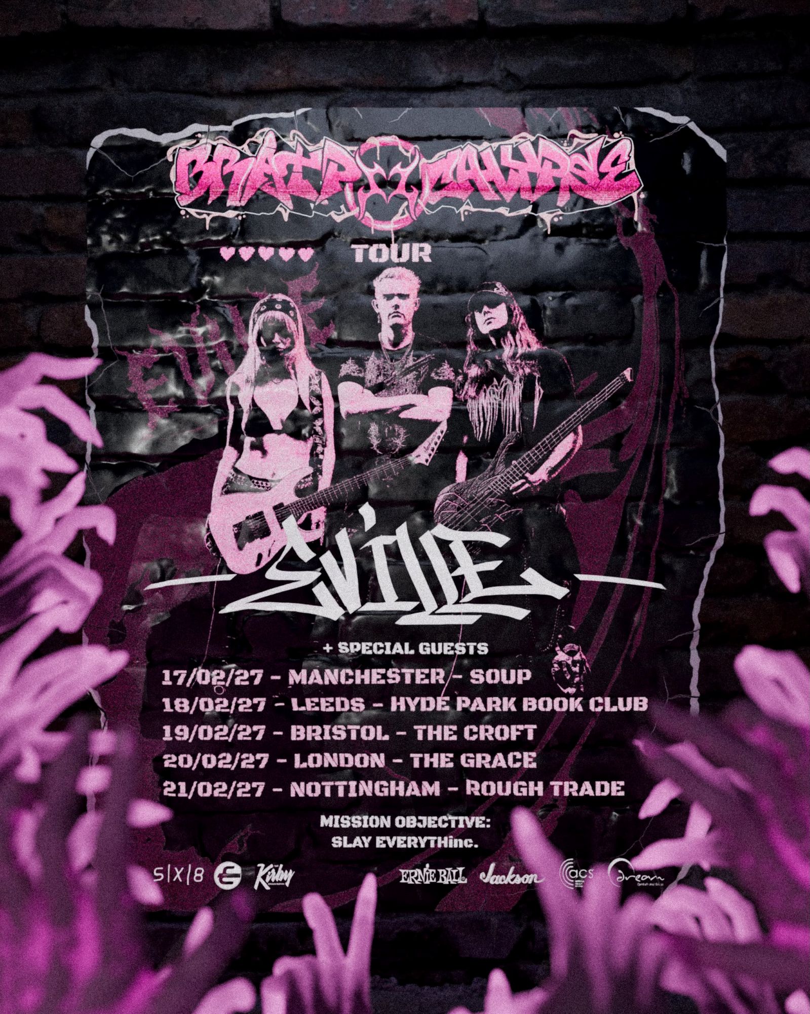 EVILLE UK Tour 2027