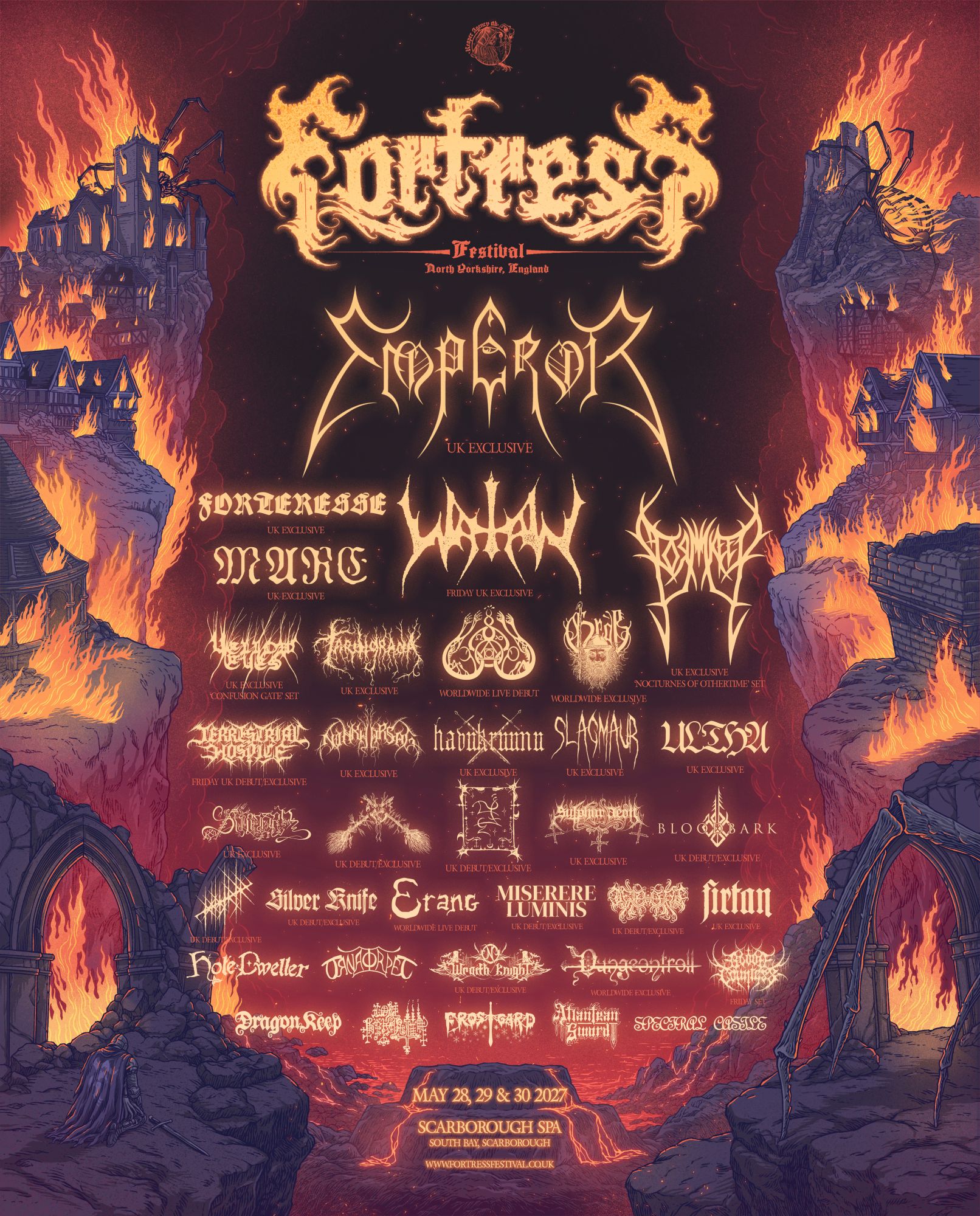 Fortress Festival 2027 - Final Lineup