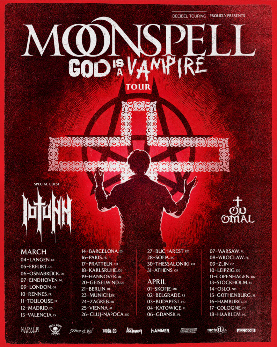Moonspell European Tour 2027