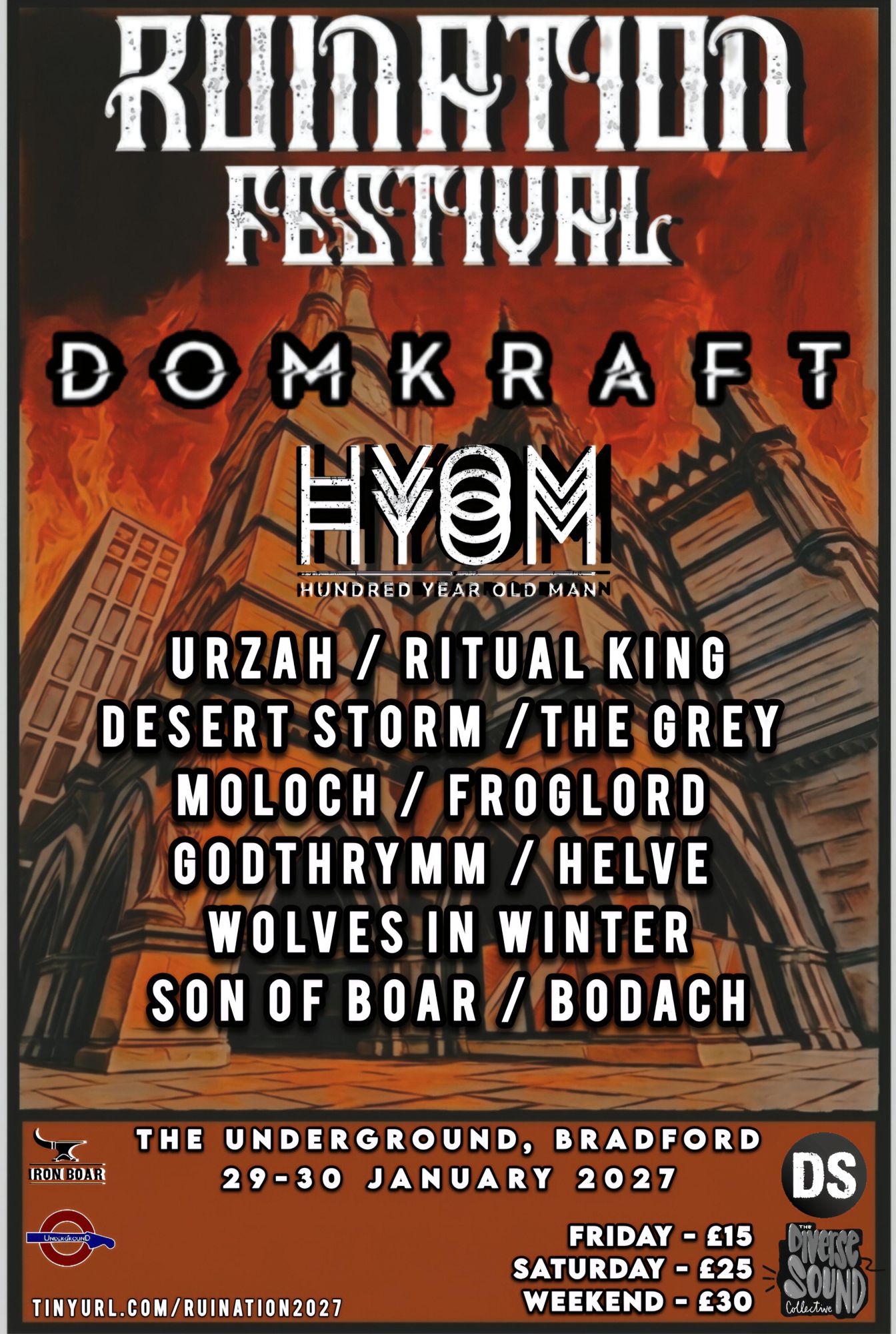 Ruination Festival 2027 - Final Lineup