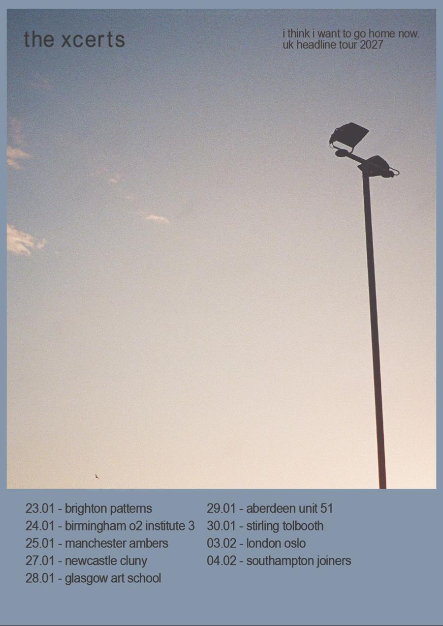 The Xcerts UK Tour 2027