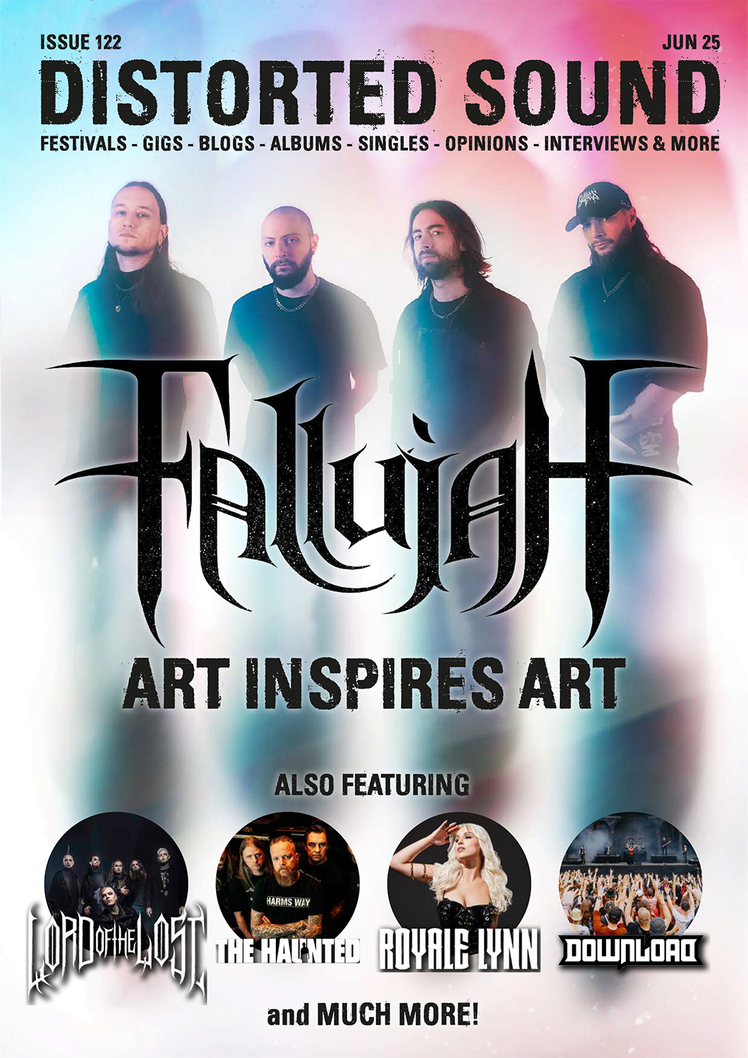 Distorted Sound Magazine: Issue 122 Cover